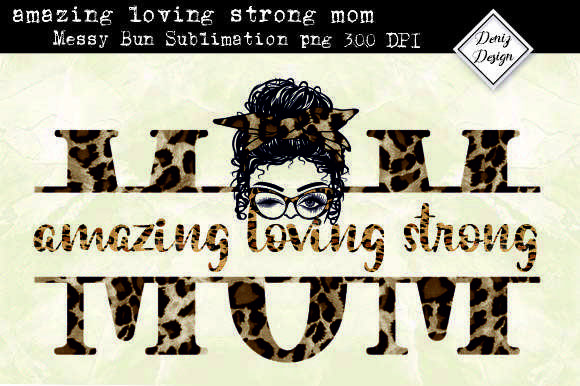 Mom Leopard Sublimation Graphics and Crafts
