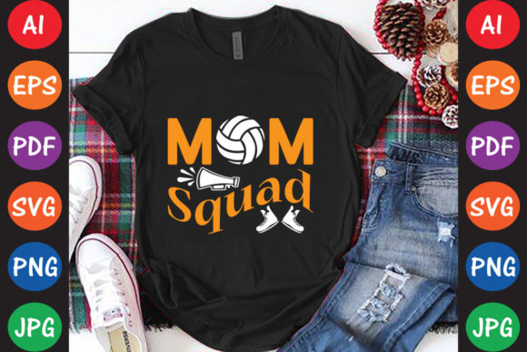 Mom Squad Graphics for Crafts and Branding