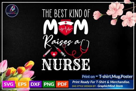 Nursing SVG T Shirt Design for Crafts & Graphics